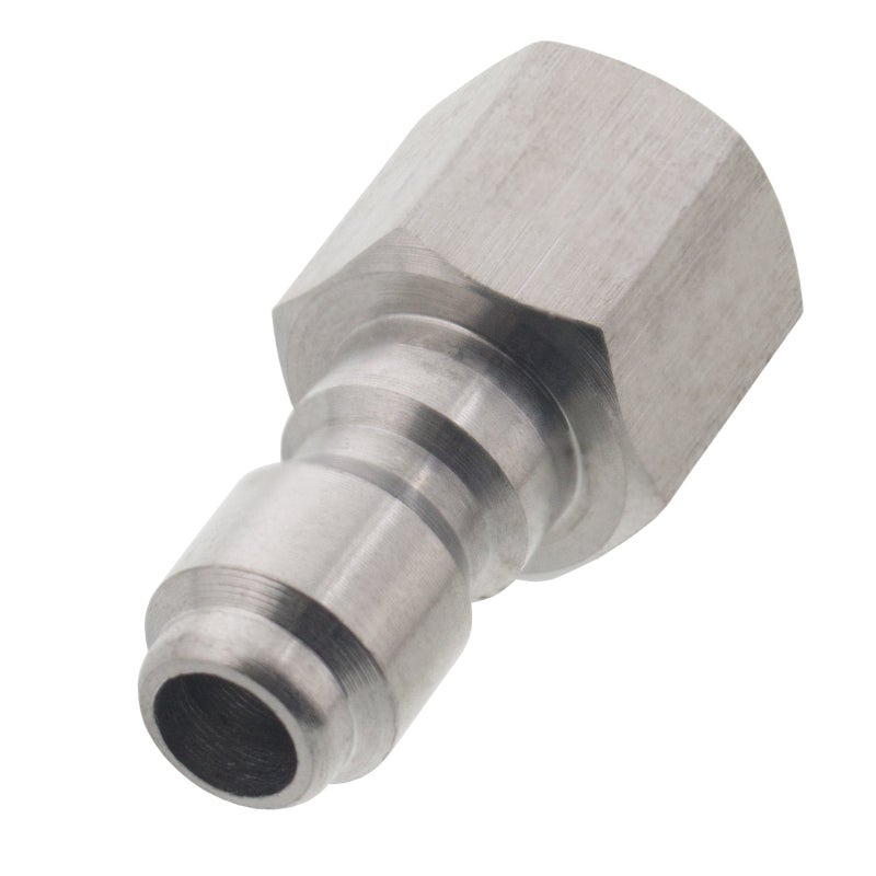 Erie Tools موصل سريع من الفولاذ المقاوم للصدأ أنثوي 1/4 بوصة من إيري تولز، 4000 PSI، 10.5 GPM لرشاش الضغط - Image 1